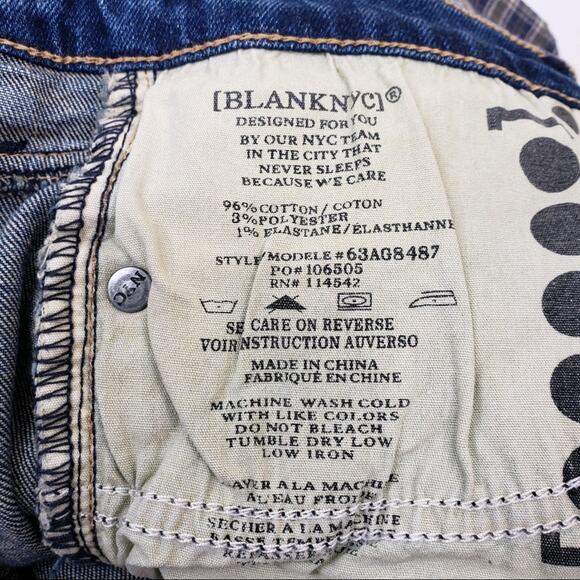 BlankNYC Womens 27 Bayou Blues Cutoff Jean Shorts NEW - Picture 9 of 9